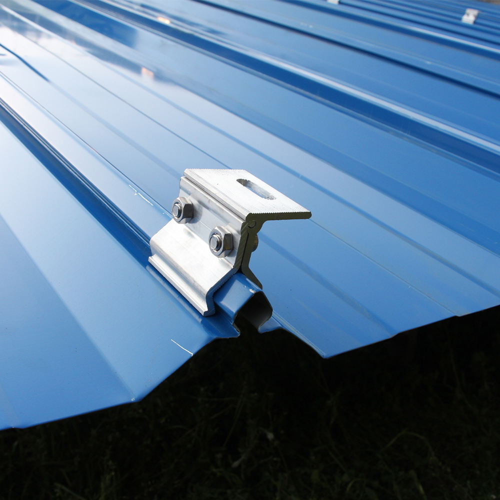 Solar-PV-Klemme, Aluminiumblech-Dachständer-Nahtklemme