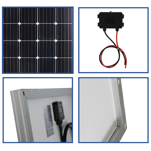 200 W Solarpanel 18 V einzelnes polykristallines Stromerzeugungspanel Photovoltaik-Stromerzeugungssystem Ladehaus