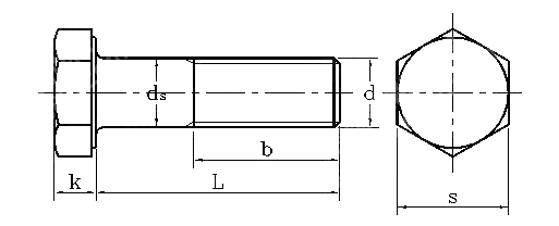 schwere Sechskantschraube