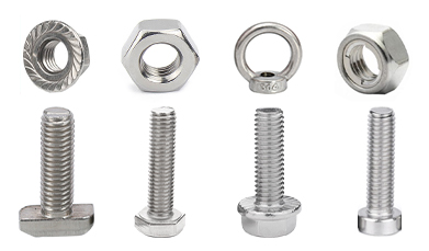 Arbeitsweise mit Schrauben und Muttern