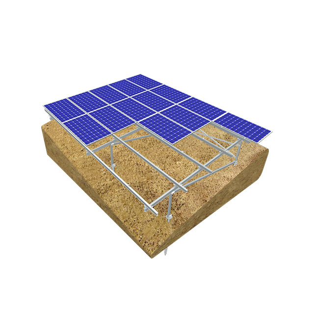 Solarpanel-Bodenrampen-Montagehalterung, Bodenneigungs-Flachpaneel-Montagemodul