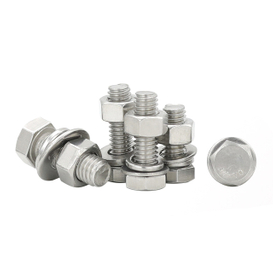 SEMS-Sechskantschraube mit Mutter und Unterlegscheibe M10*25 mm