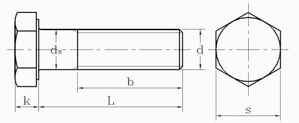 Metrische Sechskantschraube
