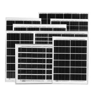 Polykristalline Solar-Photovoltaikmodule mit 25–90 W für den Außenbereich, Solar-Solarstromerzeugungspanel mit Aluminiumrahmen