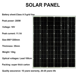 Solarmontagesystem Solarpanel 200 W 