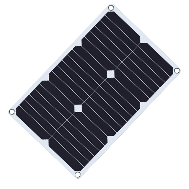 20 W Solar-Ladepanel für den Außenbereich, flexibles Lade-Photovoltaik-Panel-Modul
