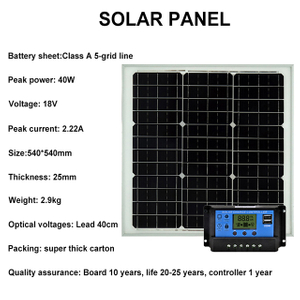 Solarmontagesystem Solarpanel 40w 