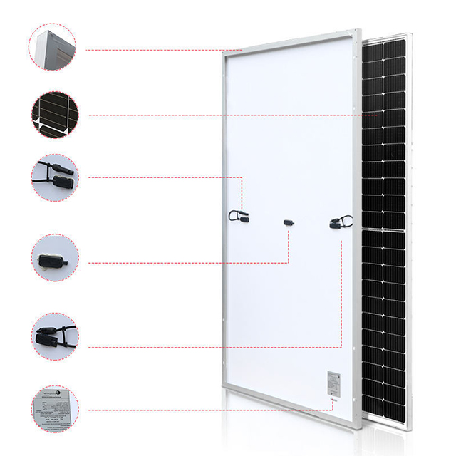 150W 250W 300W Nachahmung monokristalliner Silizium-Solarpanel-Photovoltaik-Panel