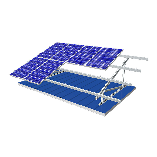 Flachdach-Solarmodul-Montagedreieck, feste Halterungen, Flachdach-Montagesystem