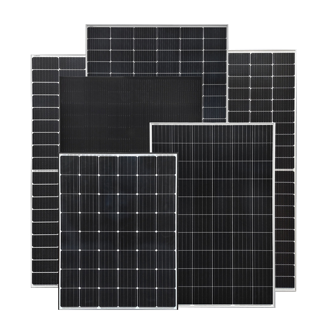Monokristalline Doppelglas-Solar-PV-Module Solar-Photovoltaikmodule 370 W