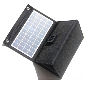 20-W-Solarpanel-Faltladegerät, Einkristall-Solarpanel-Montage, 5-V-Außen-Faltbares Taschenladegerät